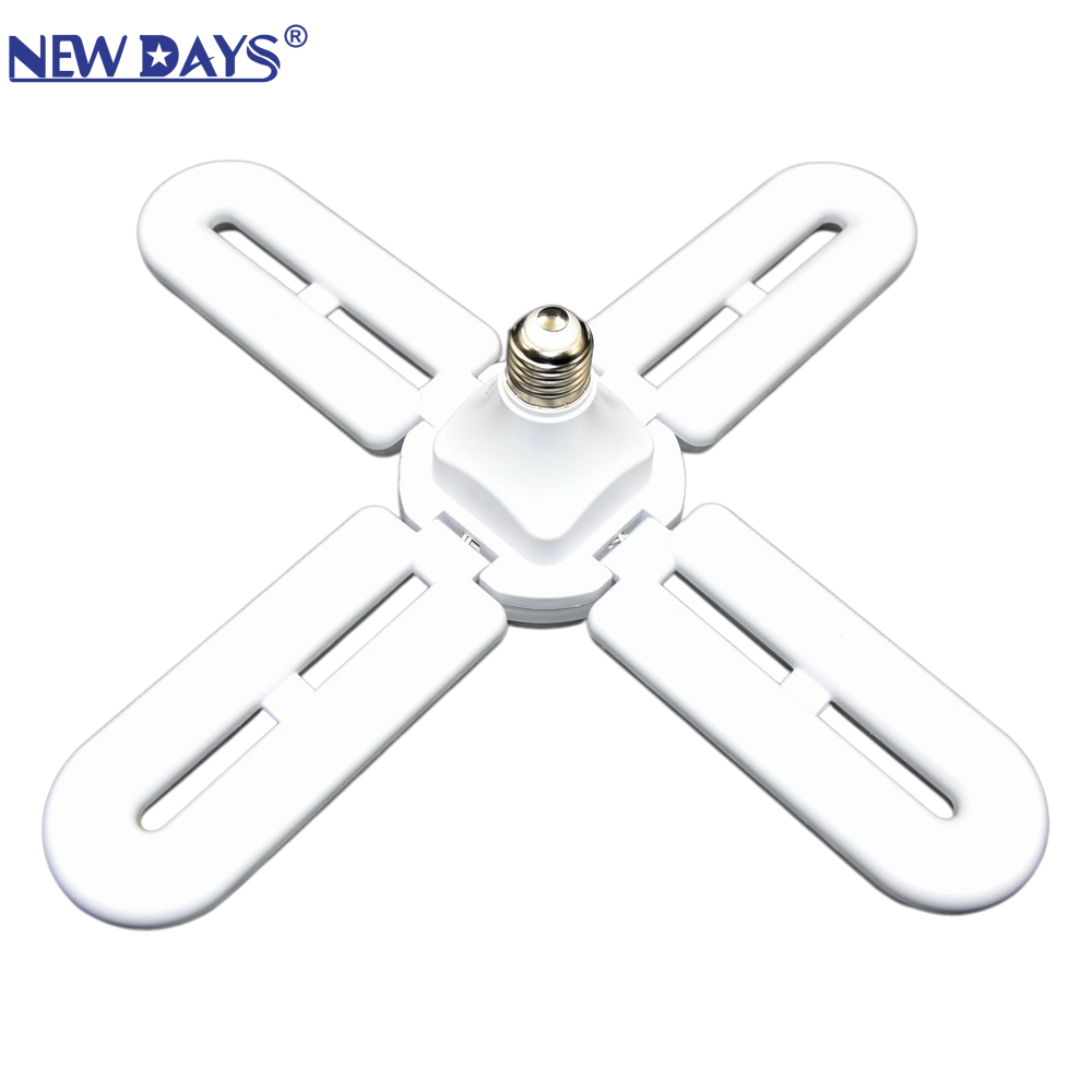 NEWDAYS brand cross-border new LED bulb leaf lamp, four-leaf long U4+1 eye-protecting folding lamp, Screw E27 port energy-saving high-brightness lighting leaf lamp Application Scenario