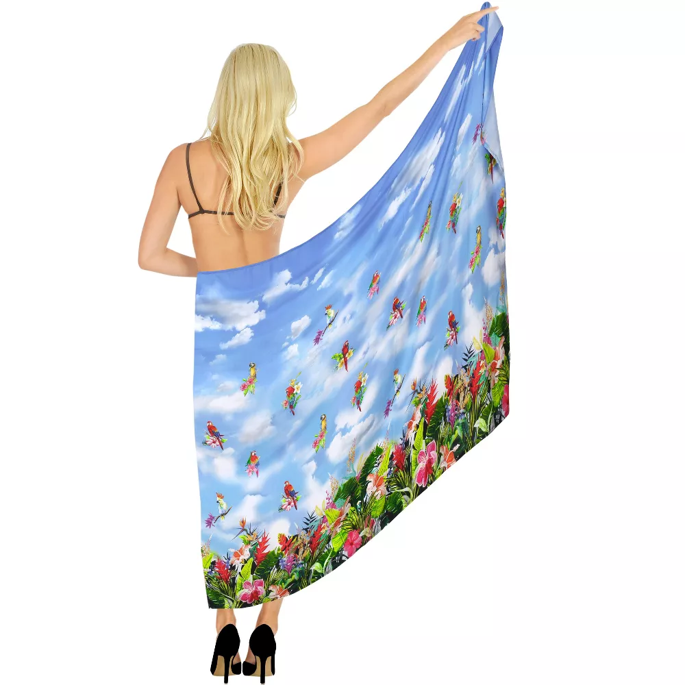 A skirt made of cotton fabric sarongs pareo Lavalava Lungi from South America. Custom Qni shawl style based on your provided image Specification image
