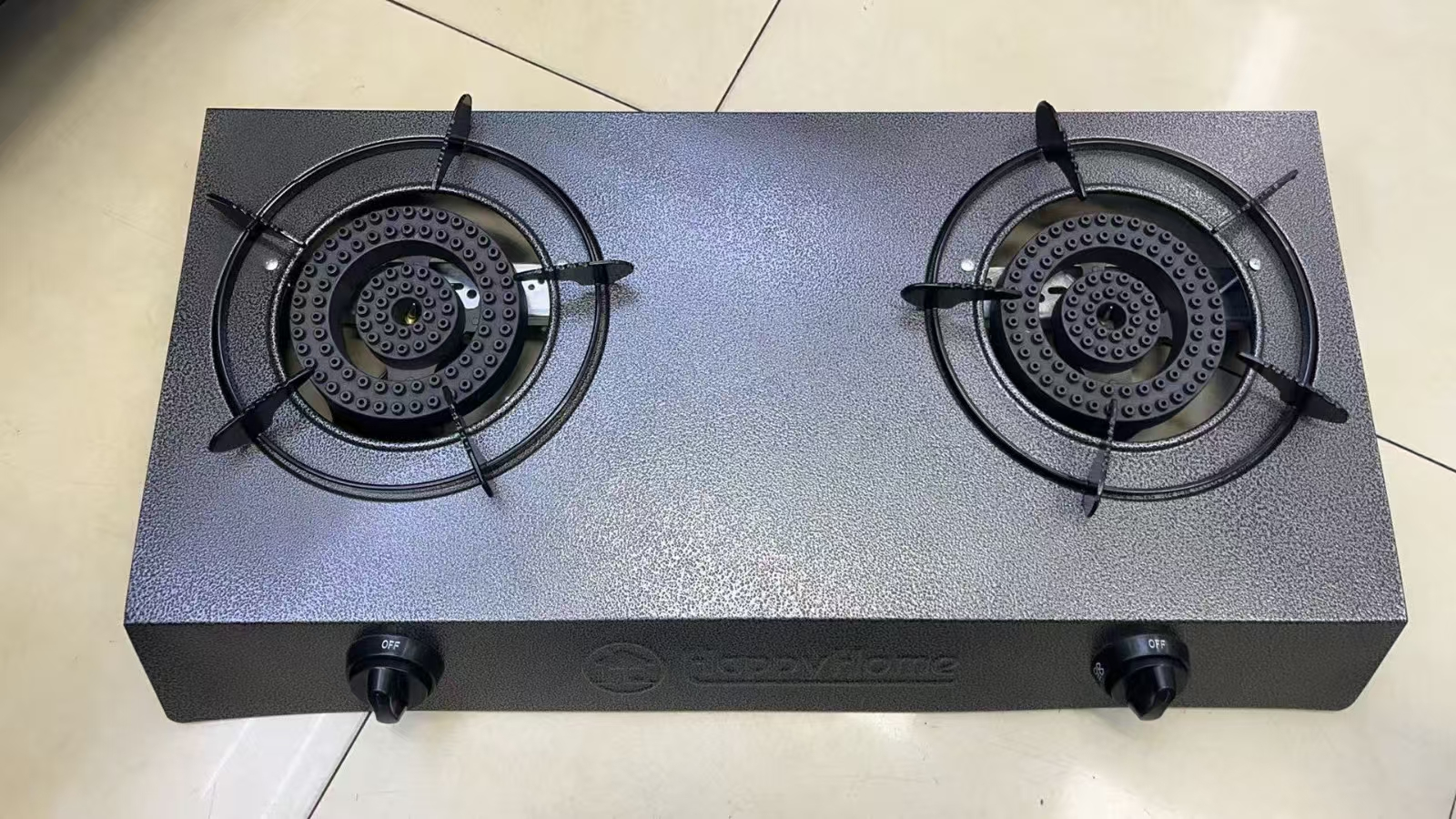 8042-F40 antimanchas de aceite fuego doble fuego negro fuego doble cocina hogar escritorio doble cocina fuente de fábrica