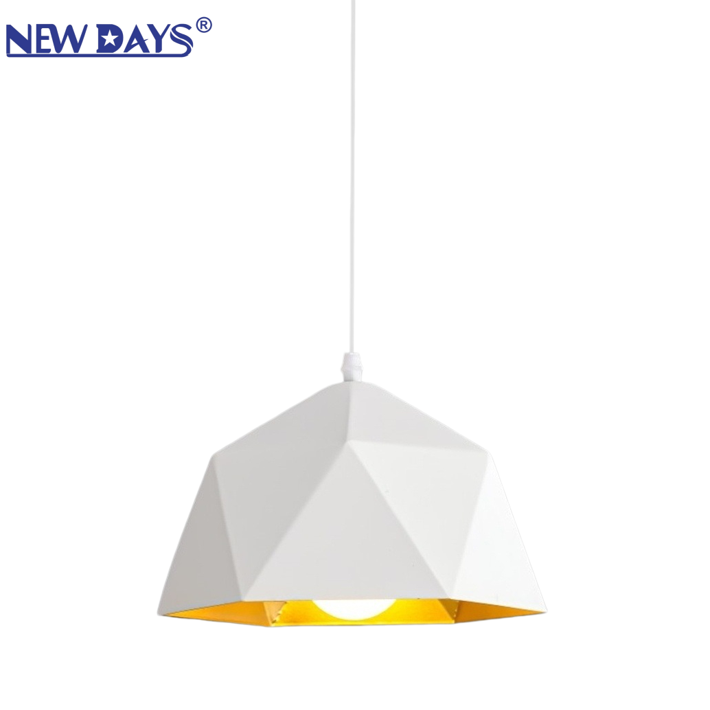 NEWDAYS brand's cross-border new led modern and simple chandelier, creative diamond-shaped diamond cover bar table lamp, energy-saving high-brightness ambient lighting fixtures, lighting art lamps, Nordic style Specification image