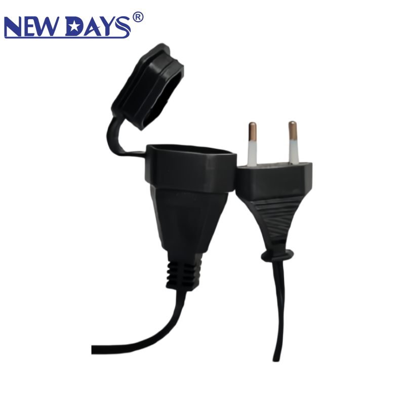 NEWDAYS marca crossover colgante luz con 7,5 m 25 cabezas, con enchufe y conector macho y hembra, con bombilla ST38 camping luz a prueba de agua string Item Picture