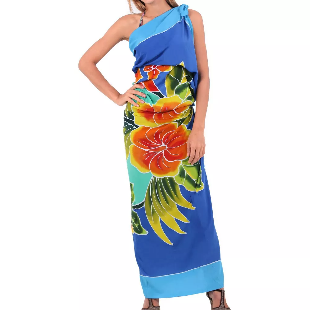 The South American region's half skirt is made of cotton fabric sarongs pareo Lungi Lavalava. Custom shawl style Qni based on your provided image Specification image