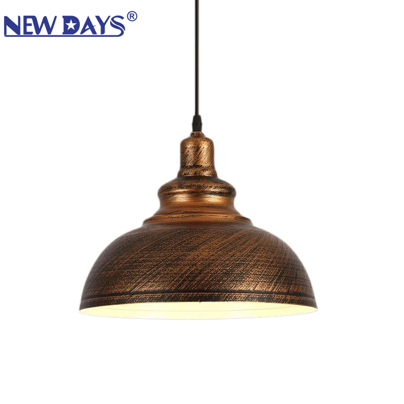 NEWDAYS brand's cross-border new led retro industrial style chandelier, pot lid-shaped bar table lamp, energy-saving high-brightness lighting decorative atmosphere lamp, lighting art lamp, Nordic style Item Picture