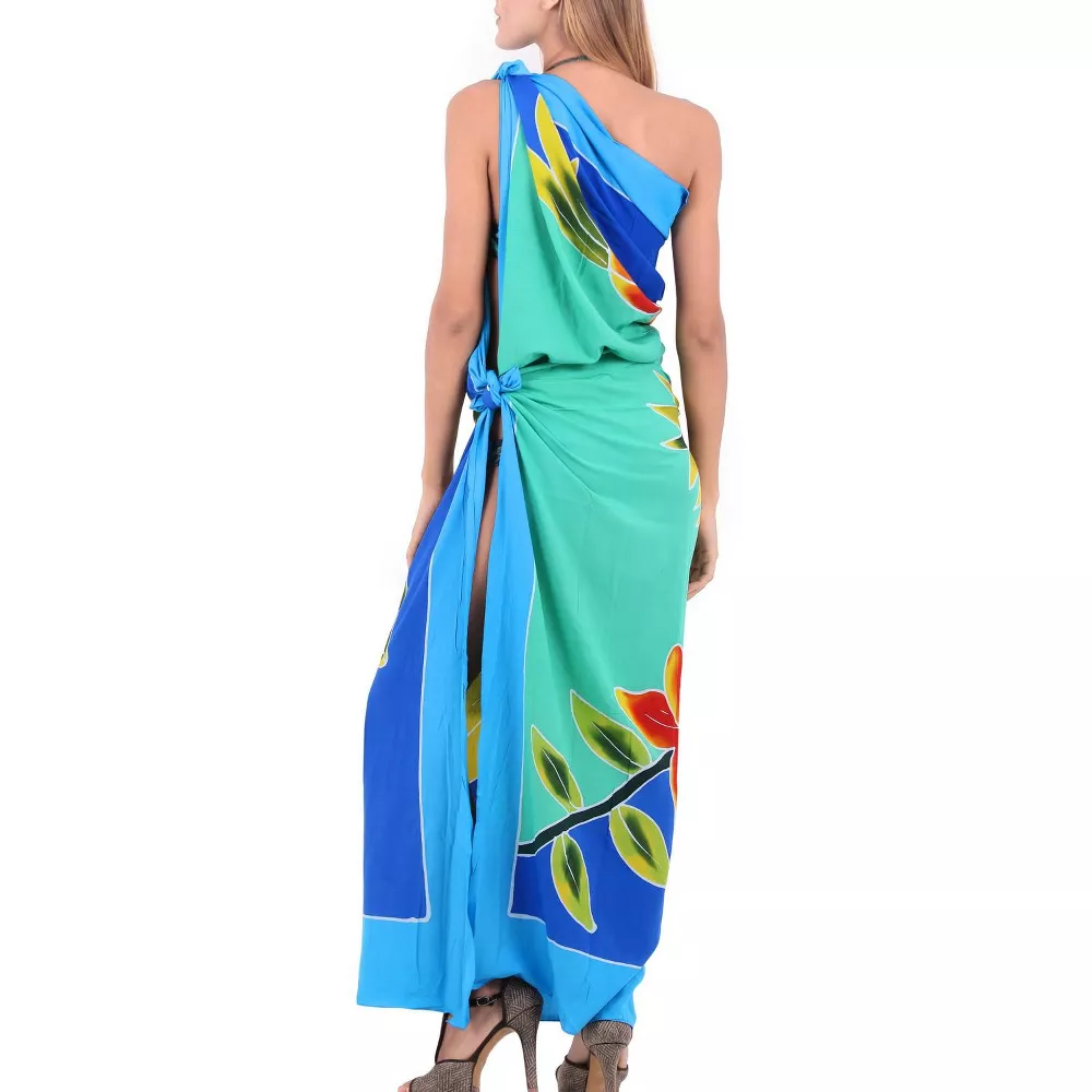 The South American region's half skirt is made of cotton fabric sarongs pareo Lungi Lavalava. Custom shawl style Qni based on your provided image details Picture