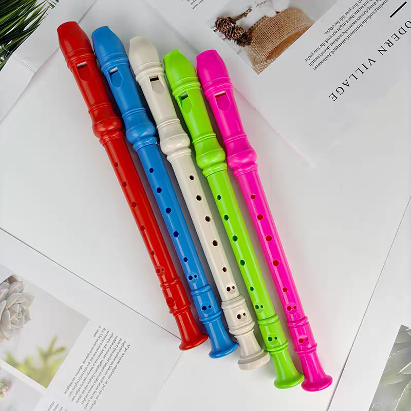 The colorful vertical flute can play 6-hole children's flutes, 8-hole sound-producing toys for kindergartens, early education music instruments, and educational benefits detail image 4