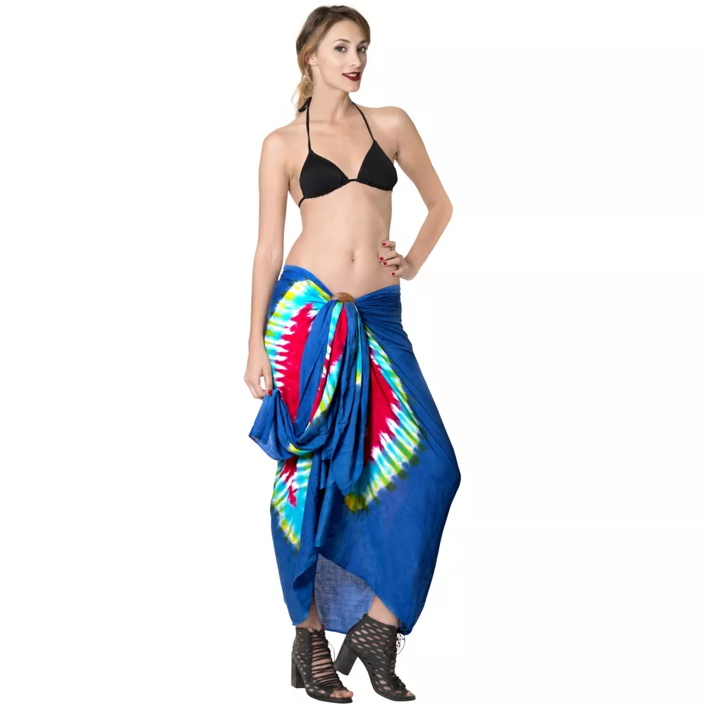 The South American region's half skirt is made of cotton fabric sarongs Lungi pareo Lavalava. Custom shawl style Qni based on your provided image details Picture
