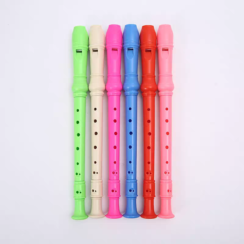 The colorful vertical flute can play 6-hole children's flutes, 8-hole sound-producing toys for kindergartens, early education music instruments, and educational benefits