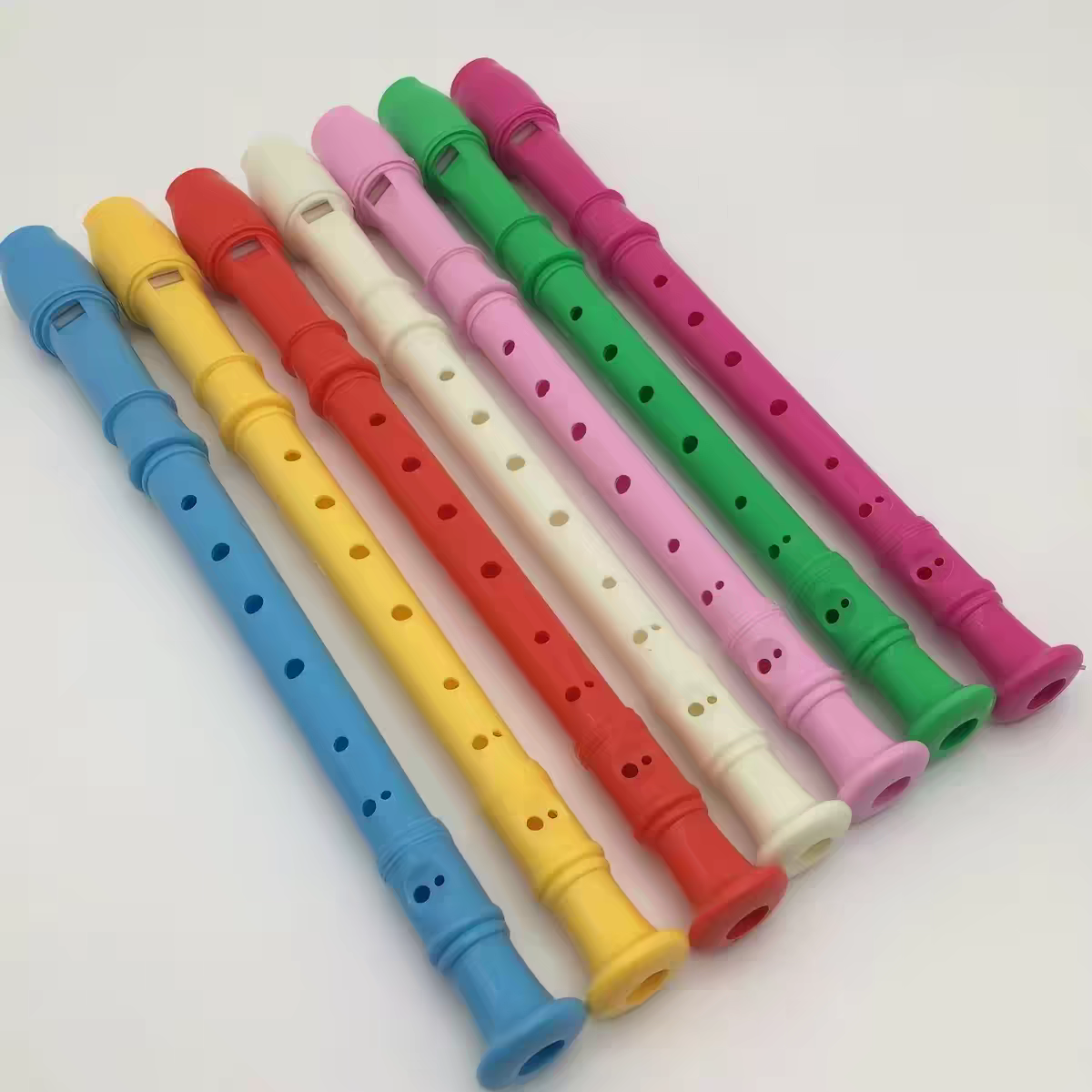 The colorful vertical flute can play 6-hole children's flutes, 8-hole sound-producing toys for kindergartens, early education music instruments, and educational benefits Specification image