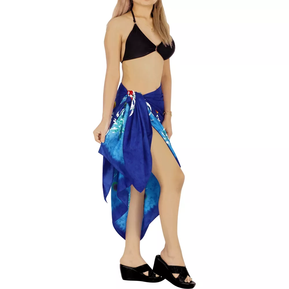 South American region half skirt piece skirt cotton fabric sarongs canga towel pareo custom fringed skirt shawl style Qni Specification image