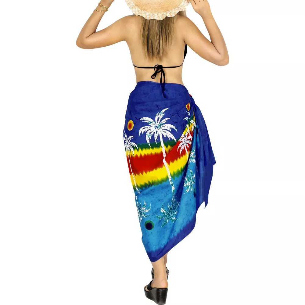 South American region half skirt piece skirt cotton fabric sarongs canga towel pareo custom fringed skirt shawl style Qni Application Scenario