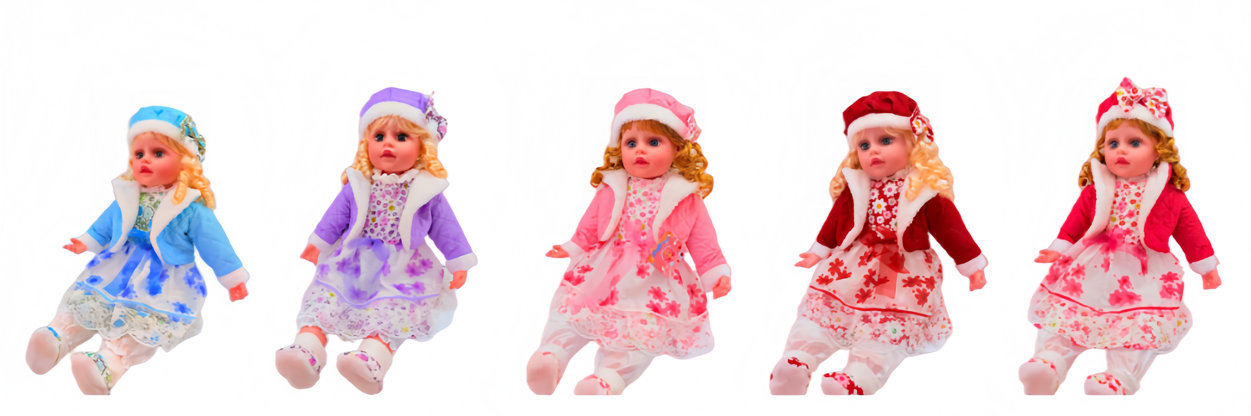 The 24-inch music doll series spring edition dolls are multi-language music export bestsellers