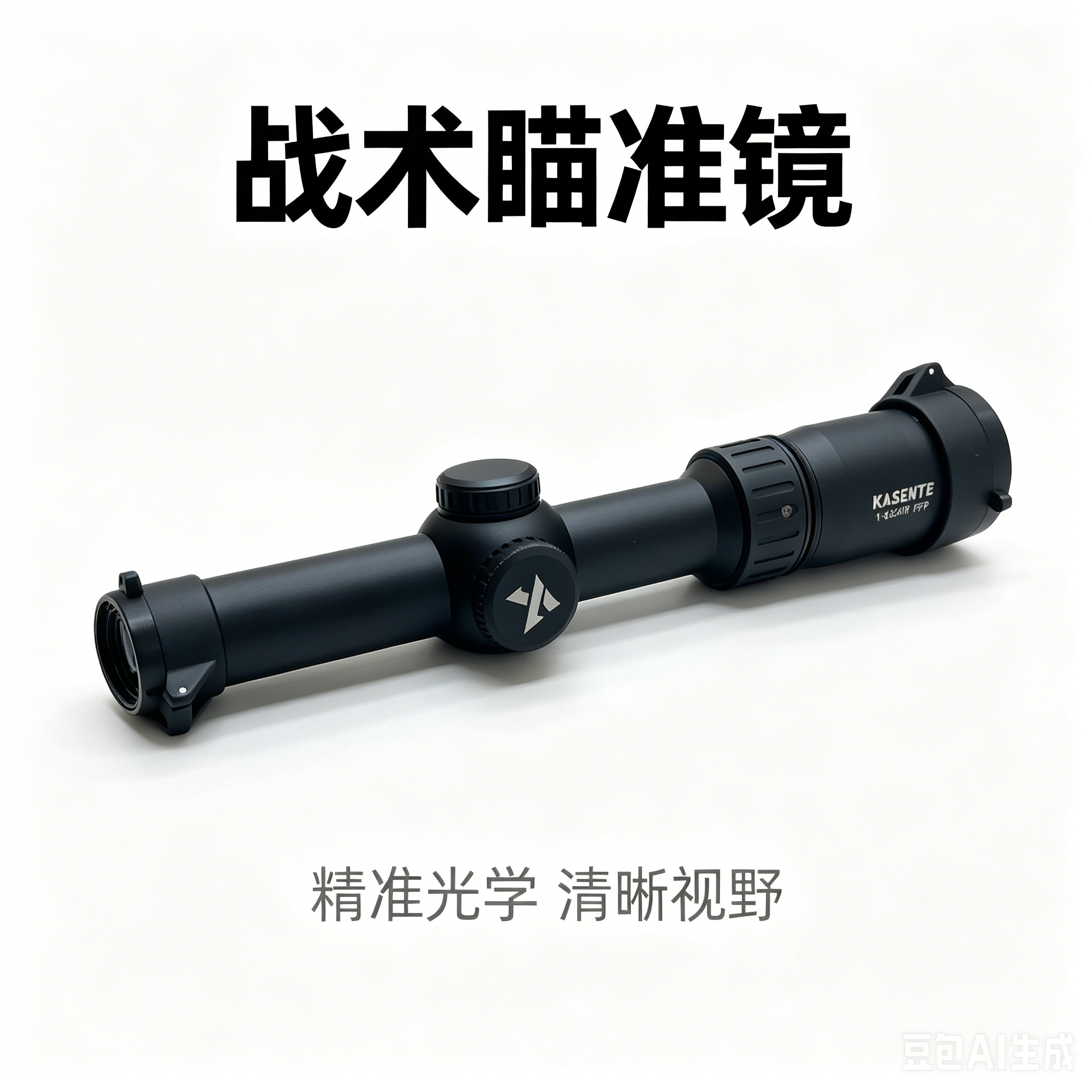 1-8X28 black sight, high-definition optical sight, compatible with various firearms, adjustable magnification details Picture