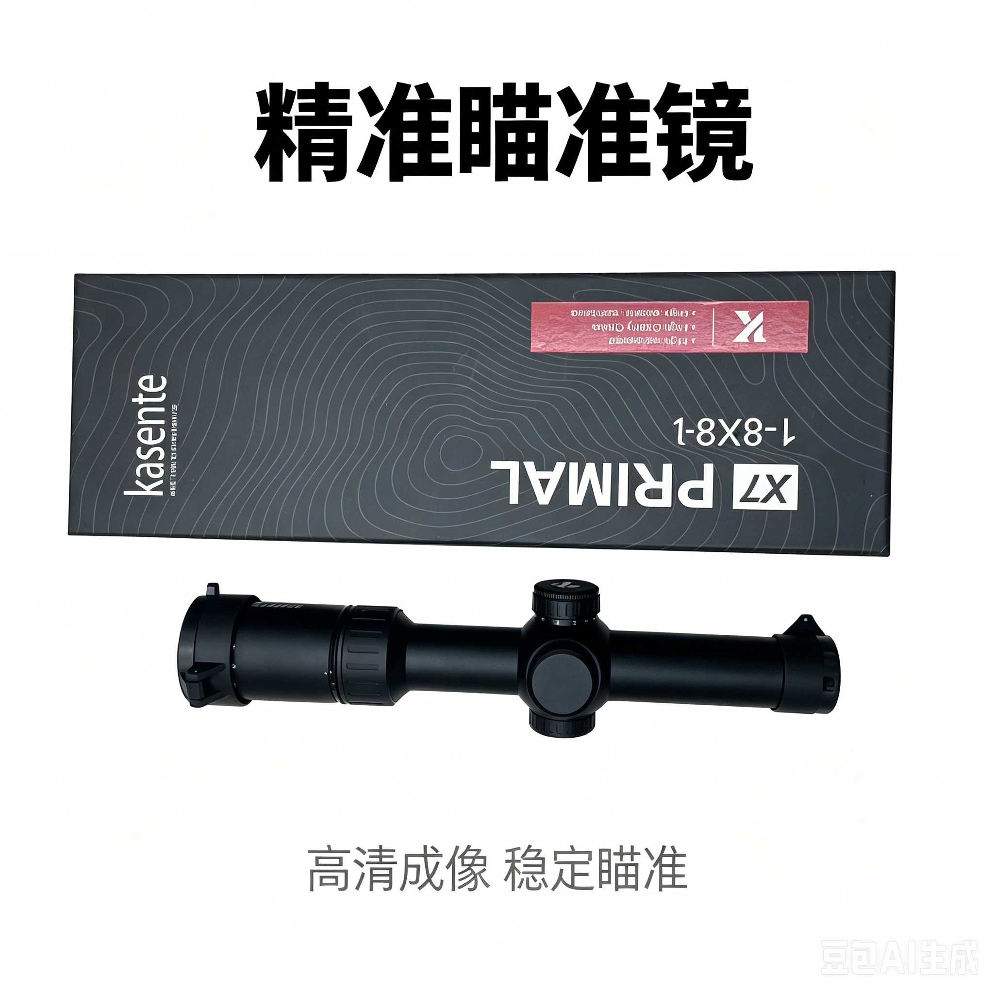 1-8X28 black sight, high-definition optical sight, compatible with various firearms, adjustable magnification Application Scenario