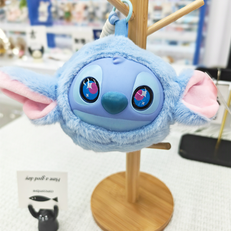 Stitch Smart Bag Creative 4-inch plush pendant, claw machine, doll, key pendant, car schoolbag, hanging decoration, gift, cartoon transformation keychain, dress-up doll, pendant, plush toy, cute wholesale Application Scenario