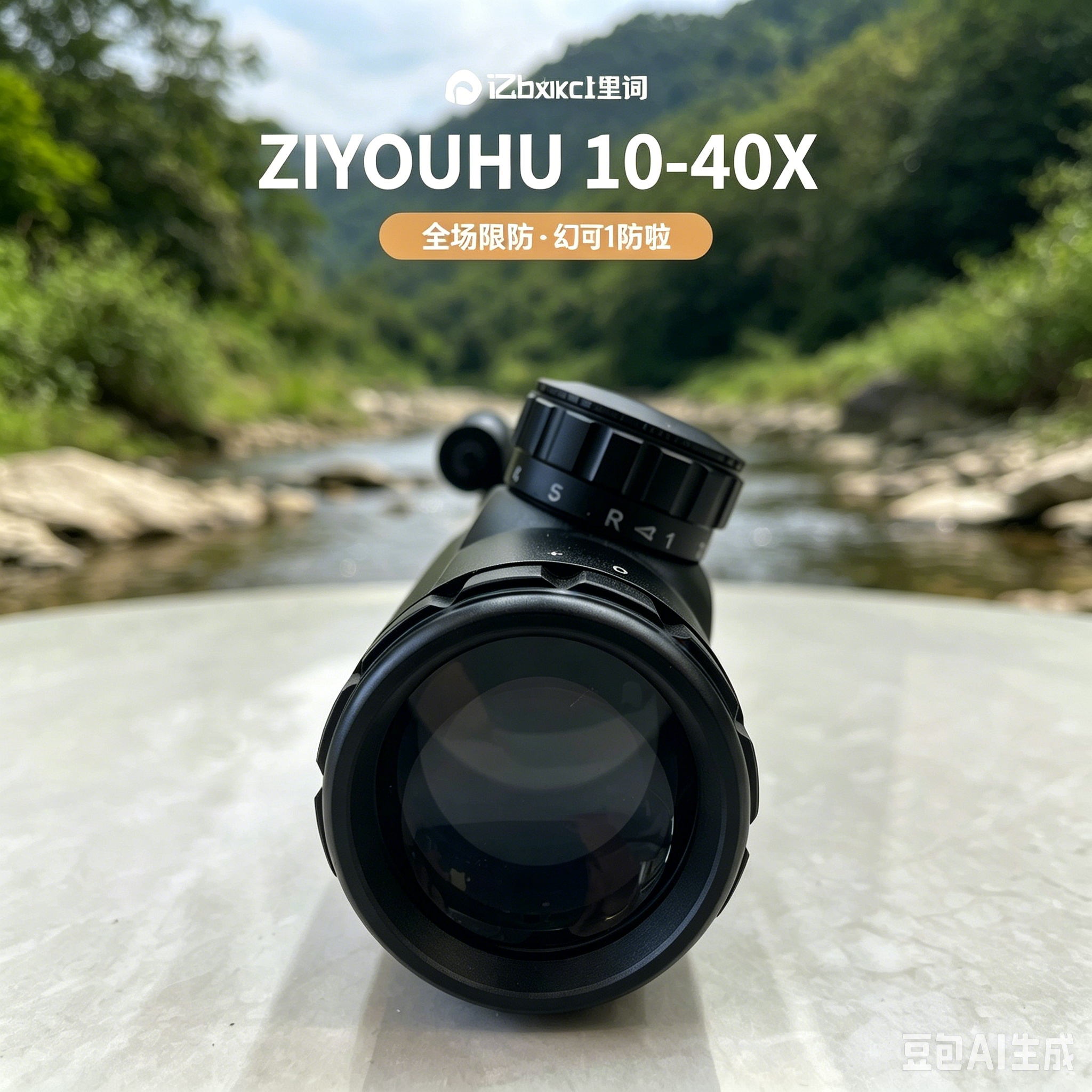 The 3-9X40EG black sight is a high-definition optical sight that is compatible with various firearms and has adjustable magnification