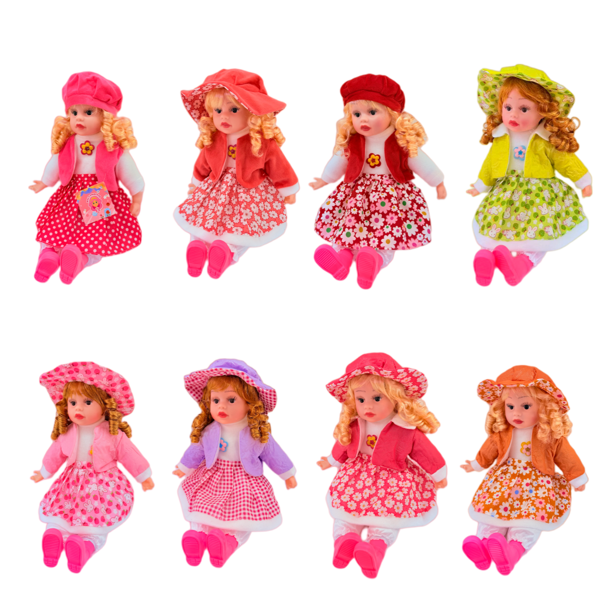 The 18-inch music doll casual edition comes with music in multiple languages (Arabic, Russian, and English) and is a bestseller in foreign trade