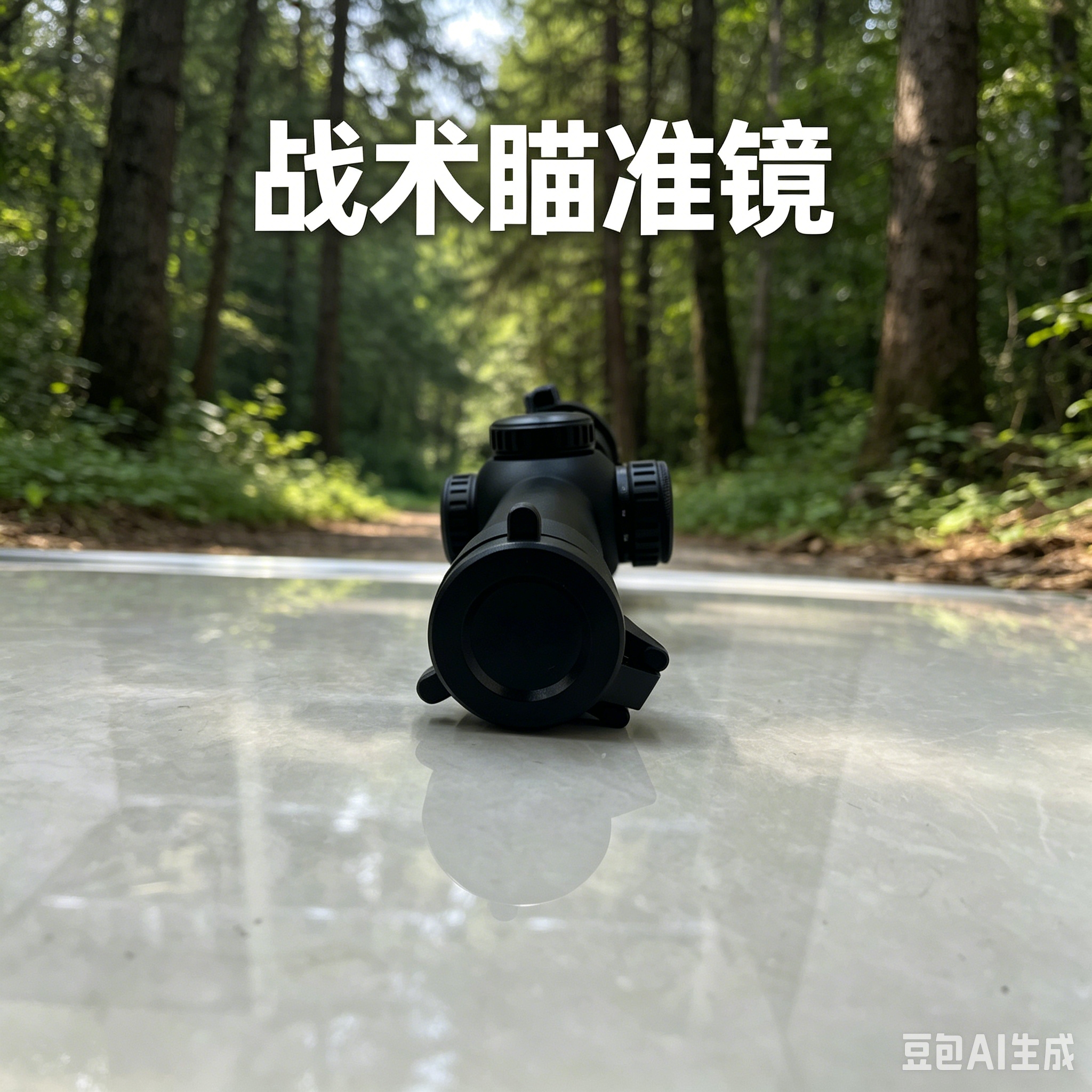 1-8X28黑色瞄准镜 高清光学瞄准镜 适配多种枪械 可调倍率