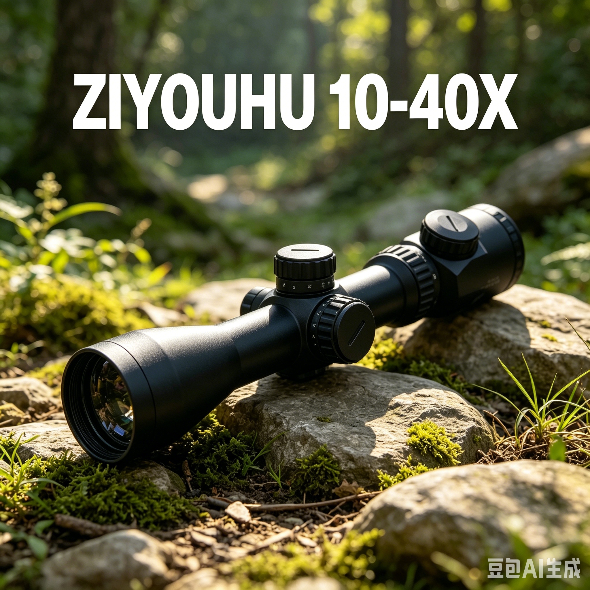The 3-9X40EG black sight is a high-definition optical sight that is compatible with various firearms and has adjustable magnification details Picture