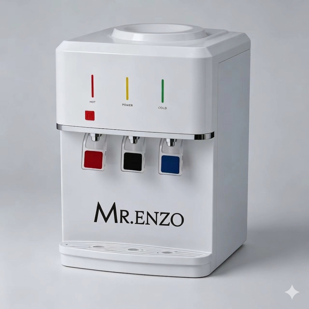 El dispensador de agua MR.ENZO ofrece una selección de temperatura del agua fría y caliente de tres niveles, conveniente y seguro para el hogar y la oficina details Picture
