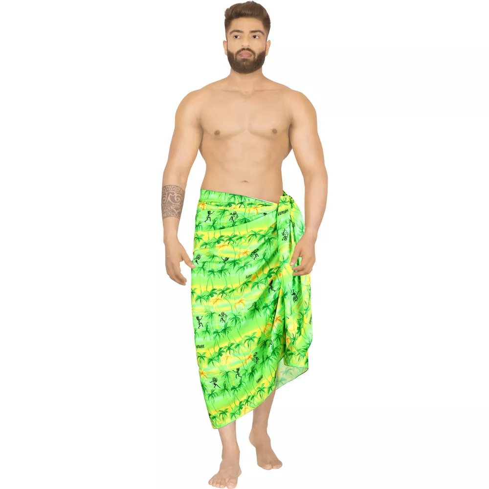 South Pacific region bath towel, beach towel piece skirt Lavalava sarongs pareo Lungi custom Qni shawl style Specification image
