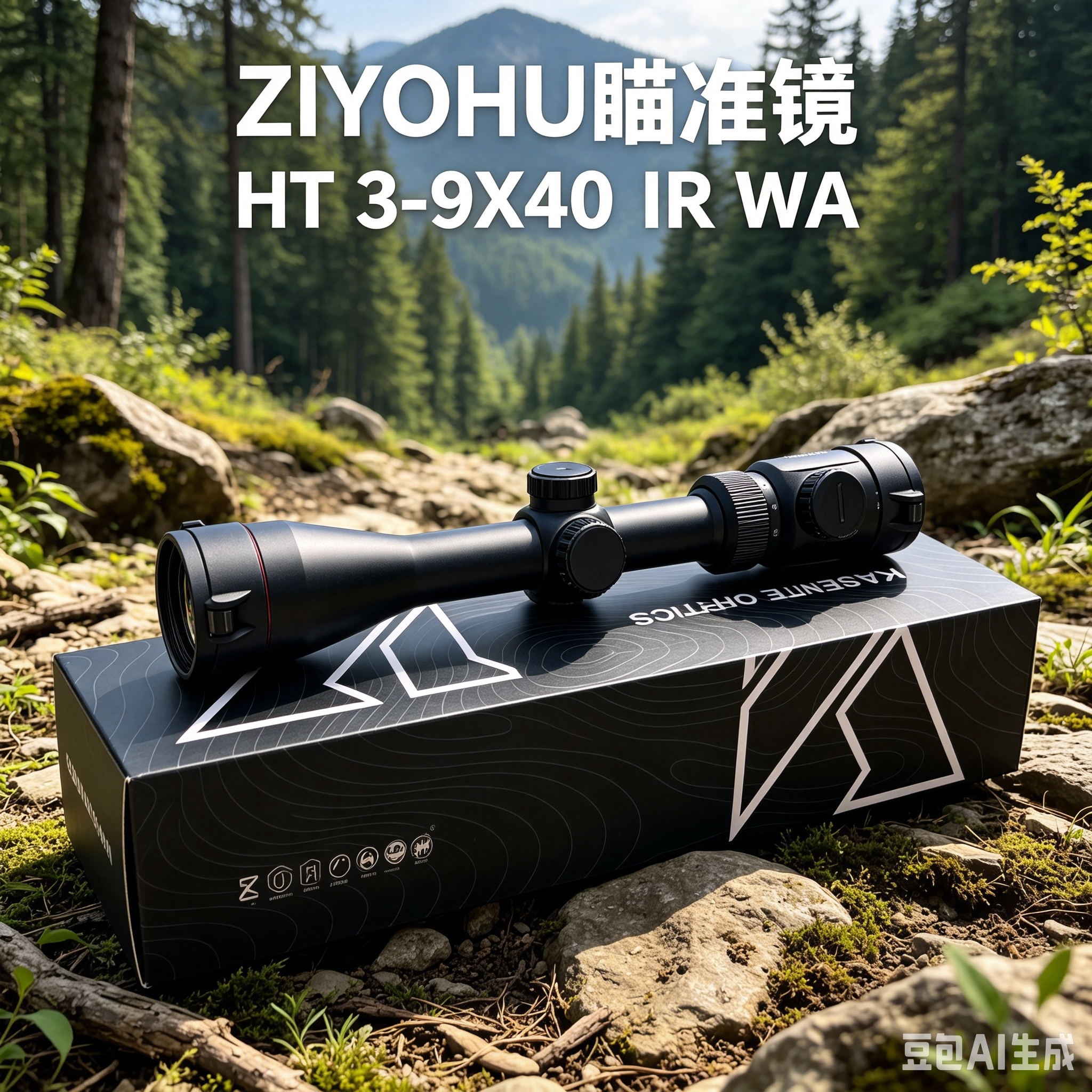 3-9X40 IR WA black sight Other optical instruments High-definition night vision sight adjustable magnification Specification image