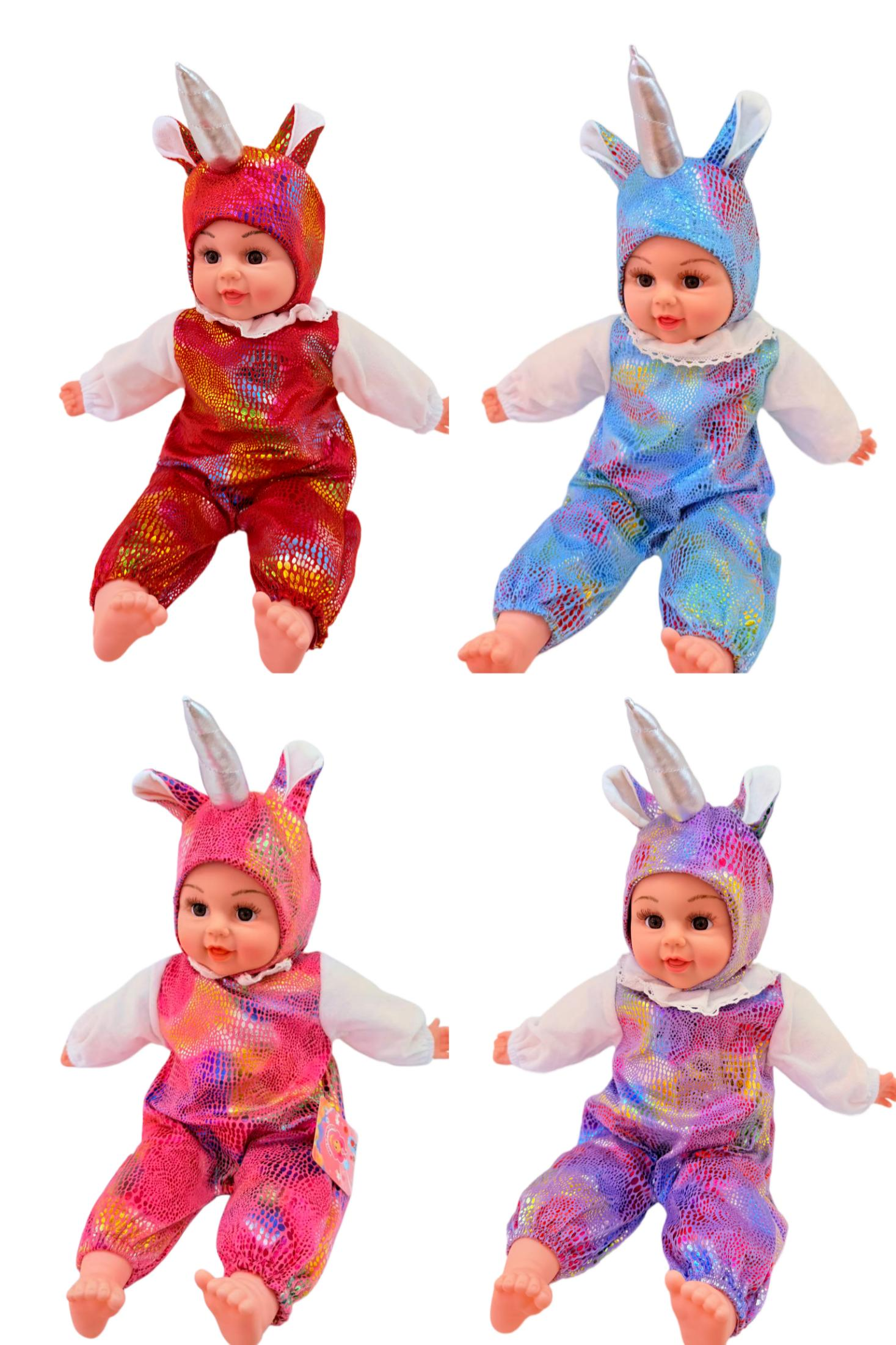 The lacquered unicorn doll with musical fabric is soft and comes in a variety of colors. It is a cute and heartwarming doll that is a bestseller in foreign trade