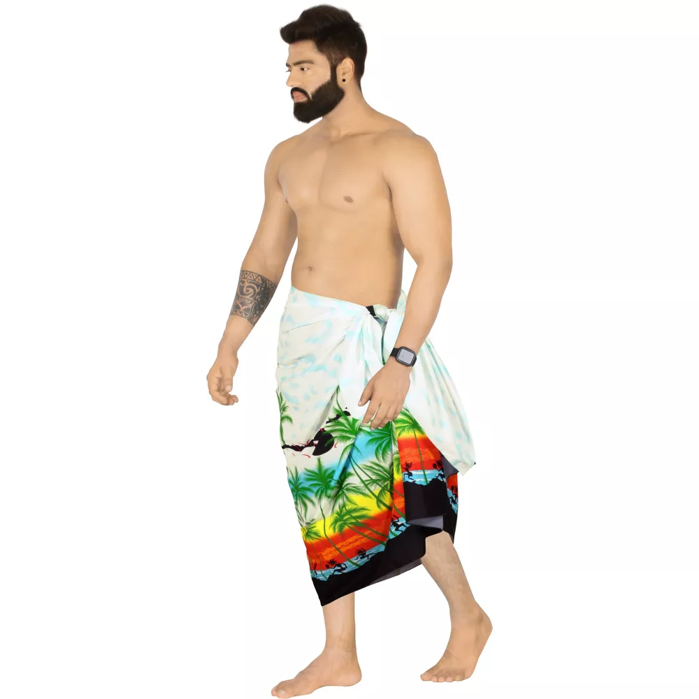 pareo sarongs canga towel for South American cotton fabric bath towels and beach towels. Customized fringed skirt shawl style Qni Item Picture