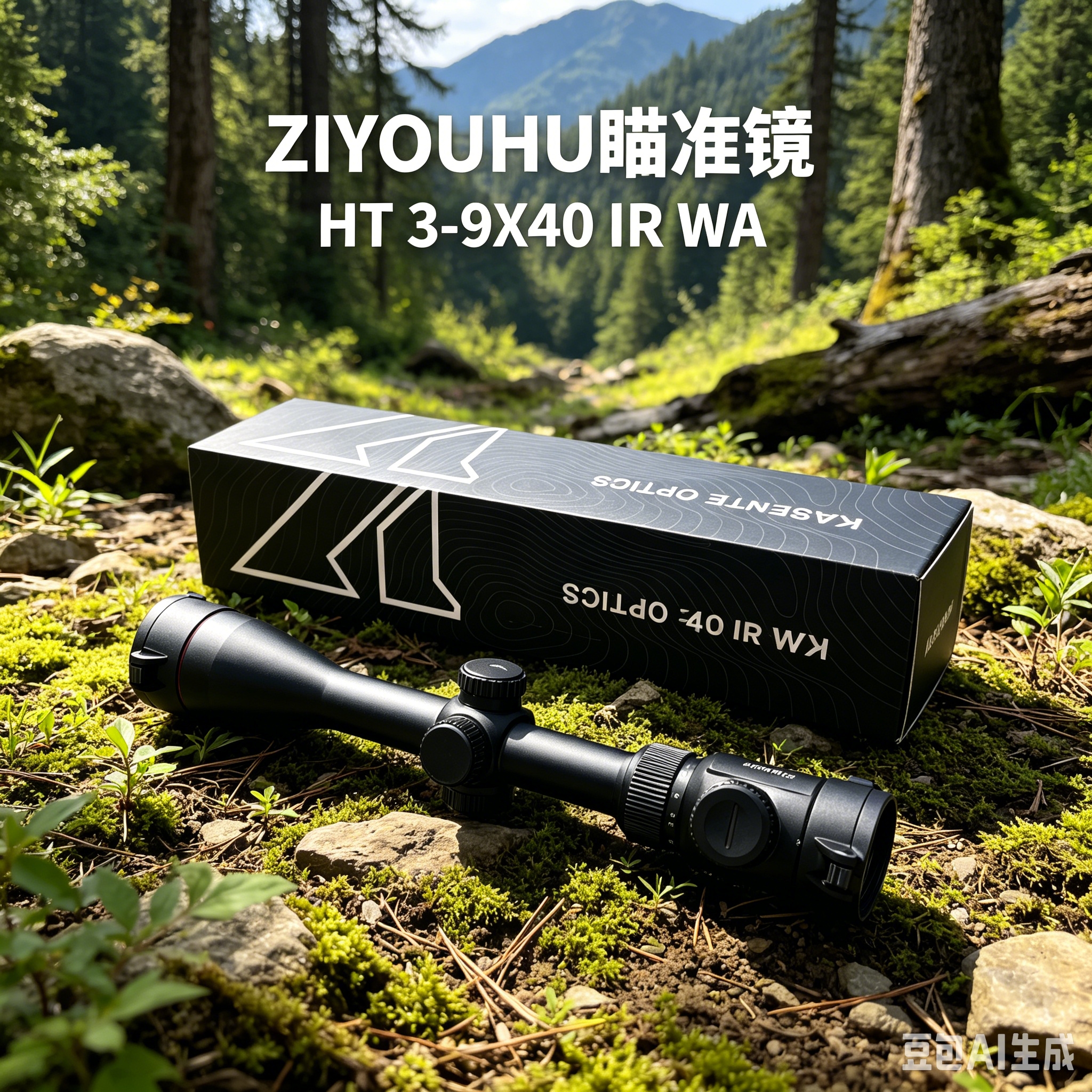 Черный прицел 3-9X40 IR WA, другие оптические оптические оптические прицелы высокого четкого ночного видения pic 11