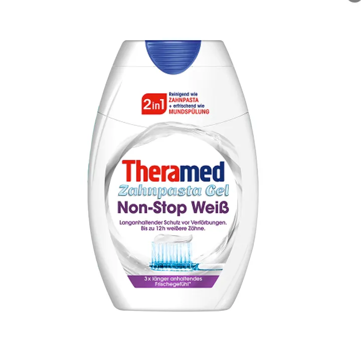 German imported Theramed Henkel Tooth Protection Liquid Adult Toothpaste 75ml Gel toothpaste Mouthwash 2-in-1 detail image 10