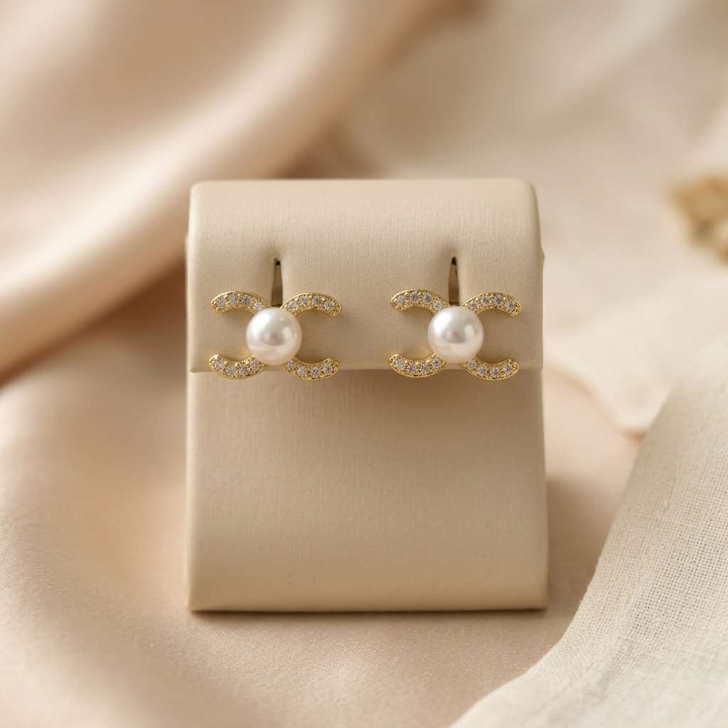 Pearl 925 silver earrings for women, long and elegant accessories, anti-allergy, light luxury daily wear detail image 4