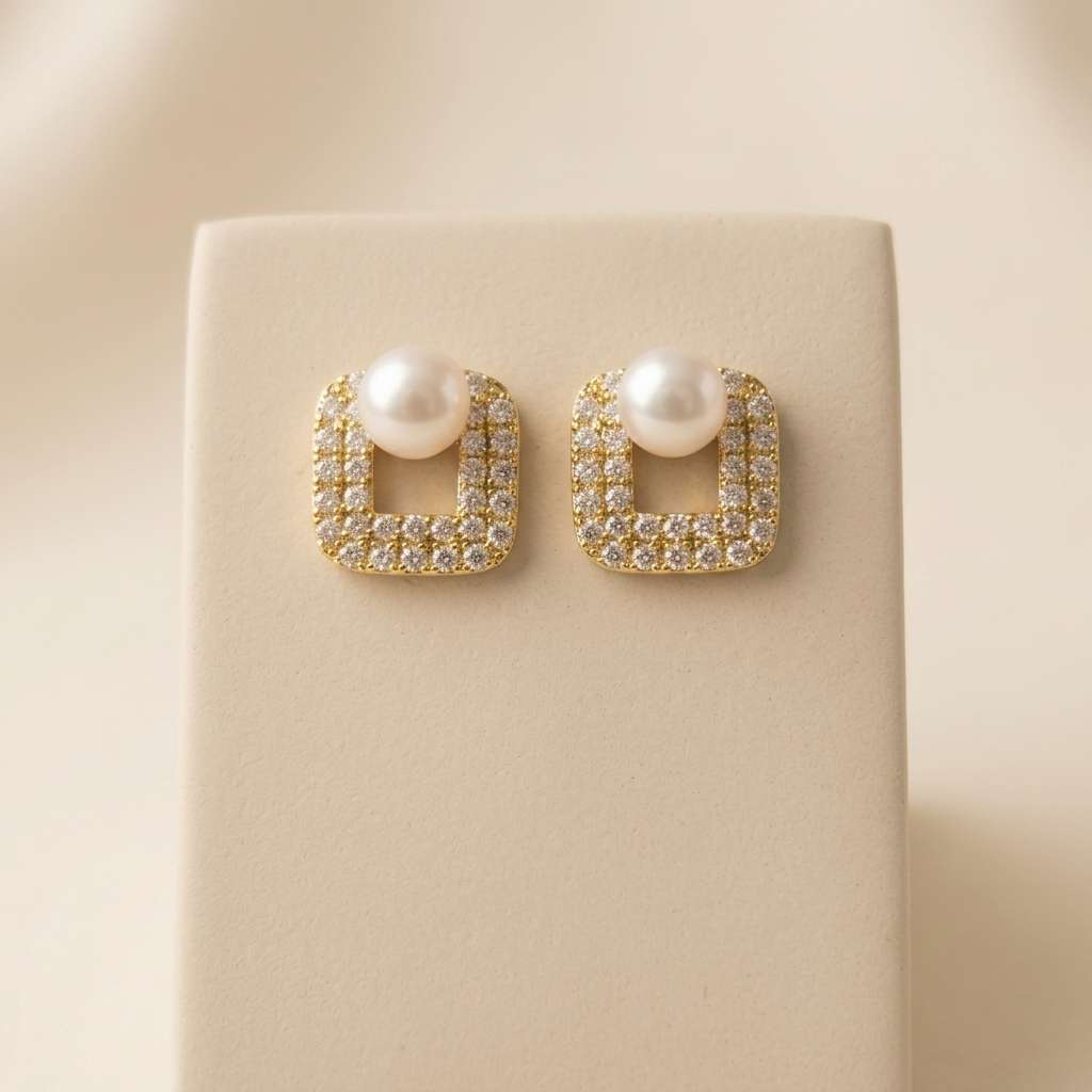 Pearl 925 silver earrings for women, long and elegant earrings, light luxury, suitable for daily commuting detail image 2