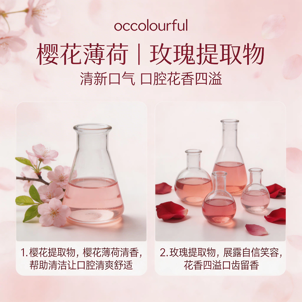 Korean imported Okala toothpaste 180g, anti-moth, fluoride, fresh-breath, Centella asiatica toothpaste, Probiotic toothpaste, cherry toothpaste detail image 3