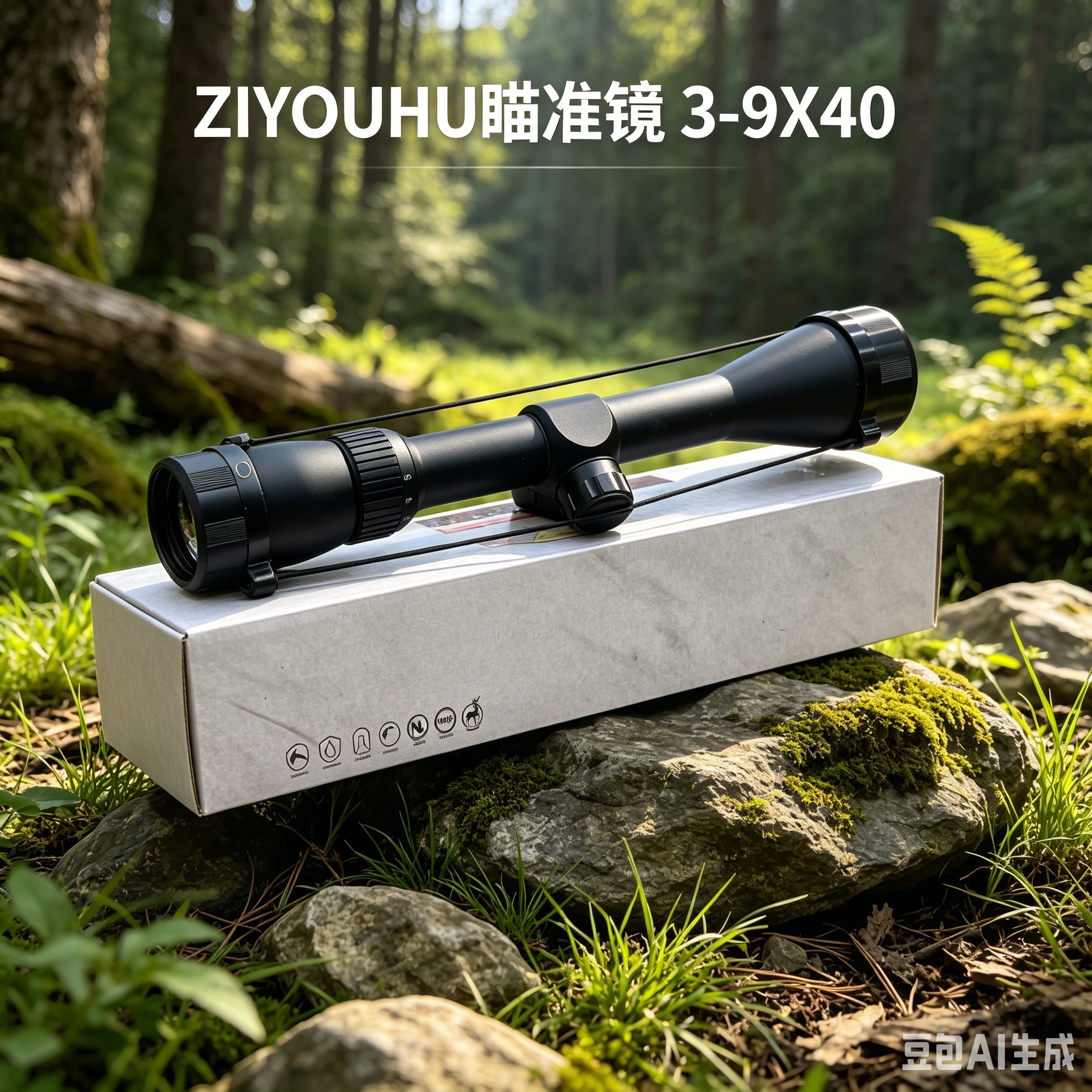 3-9X40- Black sight, other optical instruments, high-definition night vision sight, adjustable magnification Specification image