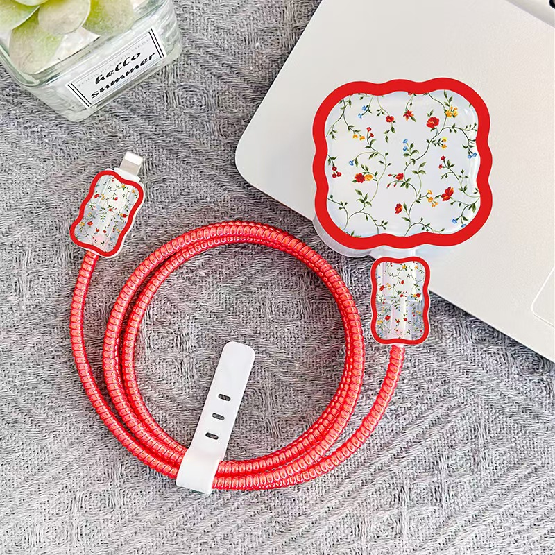 亚克力牌印图充电器保护套 全套充电器保护套 图案定制 Item Picture