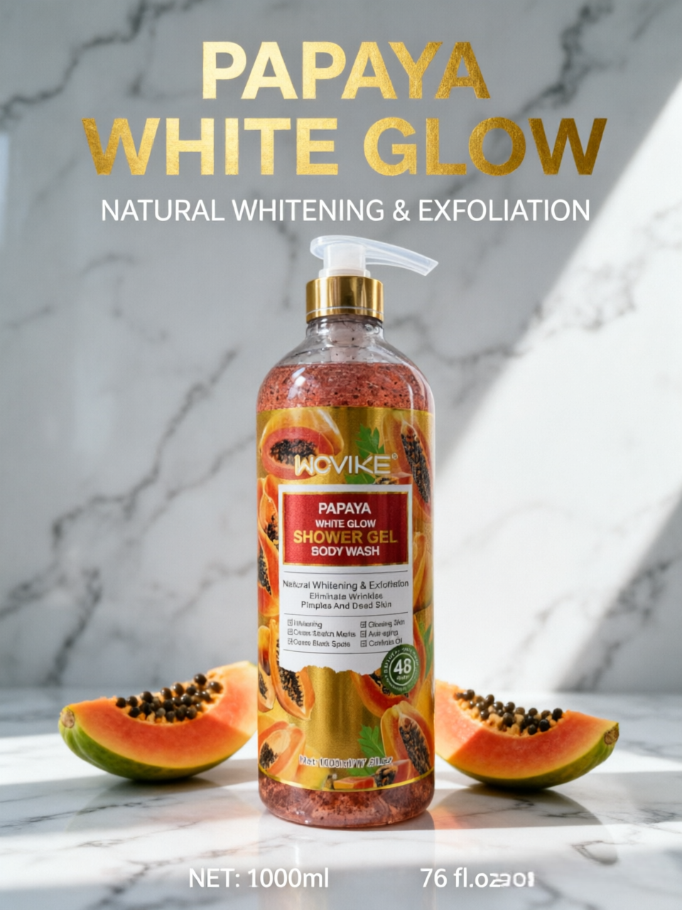 This chia seed high-foaming body wash exclusively for foreign trade is very special. It has rich and dense foam. After washing, it feels refreshing and comfortable, and can effectively clean the skin. It is supplied by cross-border e-commerce in Africa and South America for foreign trade detail image 5