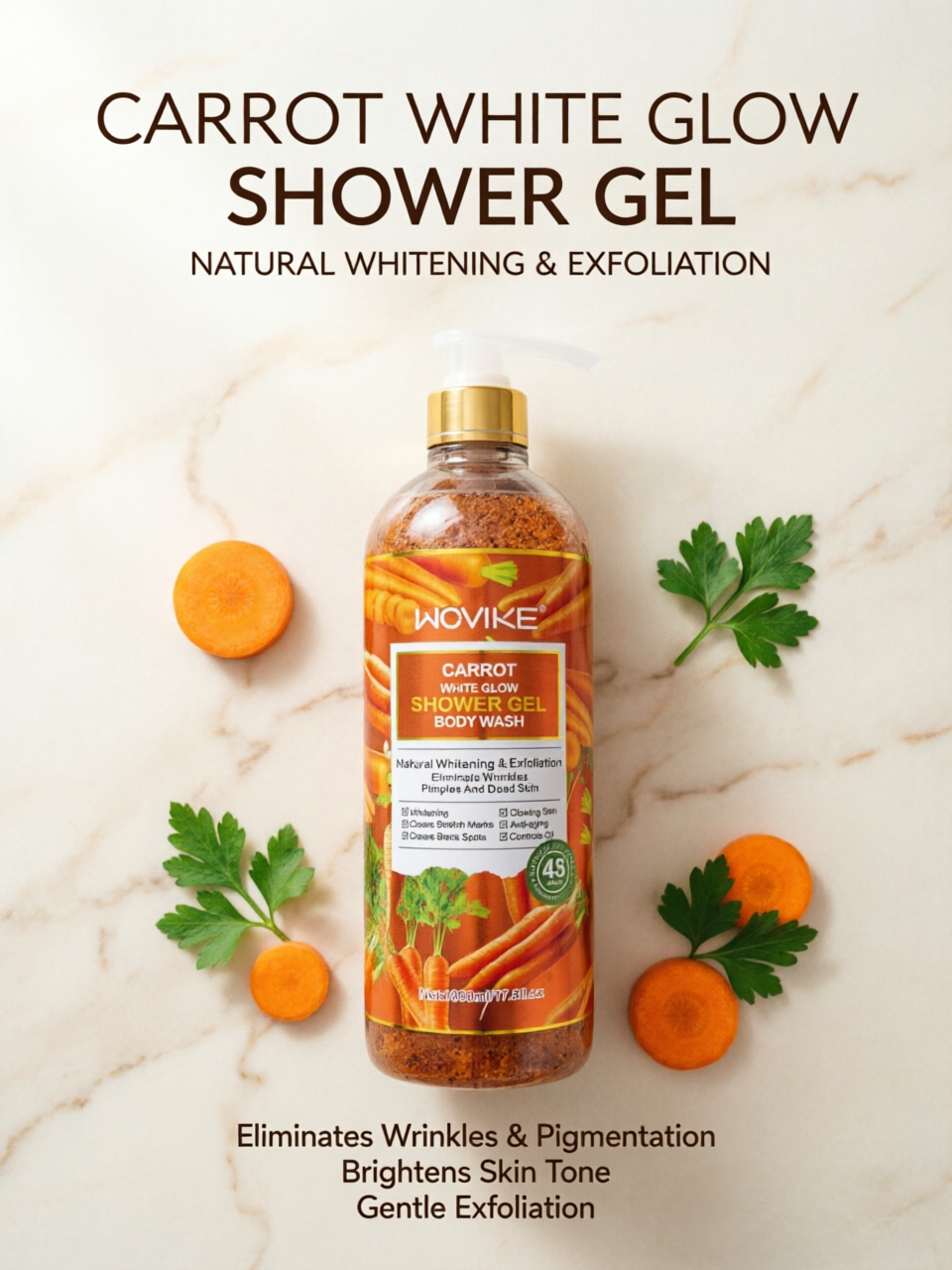 This chia seed high-foaming body wash exclusively for foreign trade is very special. It has rich and dense foam. After washing, it feels refreshing and comfortable, and can effectively clean the skin. It is supplied by cross-border e-commerce in Africa and South America for foreign trade Specification image