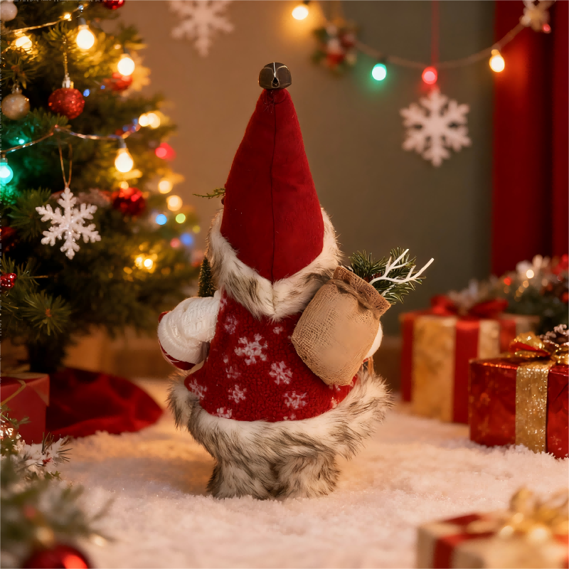 ZURU red hat Santa Claus doll, Christmas dwarf, Christmas gnome decorative item details Picture