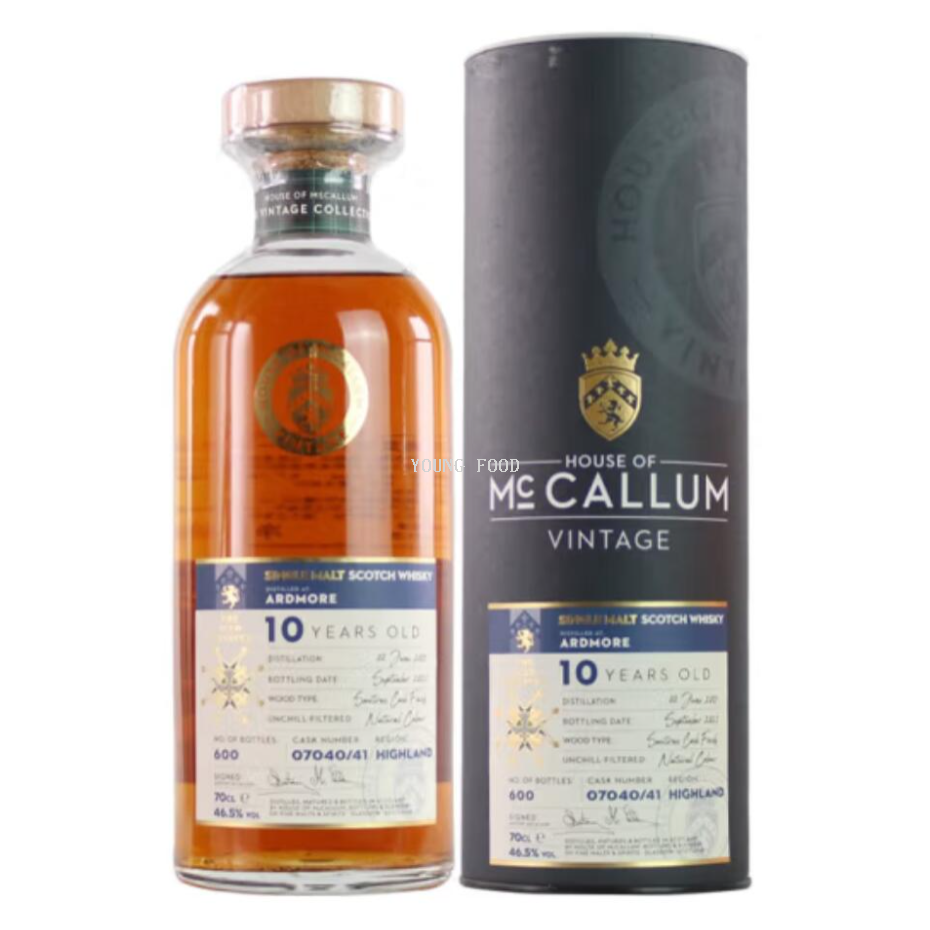 Free shipping for wholesale! British imported spirits, McCallum Admore 10-year-old figurine spirits aged whisky