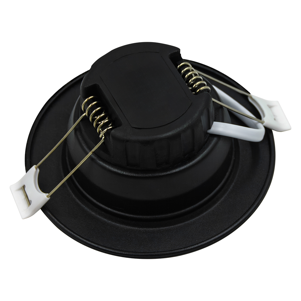 White golden-edged circular embedded LED downlight, surface-mounted spotlight, cylindrical lamp Item Picture
