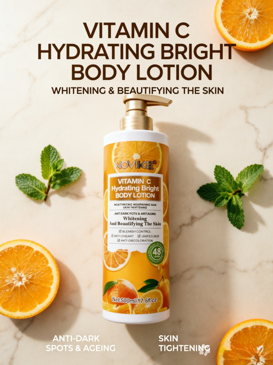 This body lotion is exclusively for export to foreign trade. It has a moisturizing texture that is not greasy and is easily absorbed. It has a refreshing and long-lasting fragrance with multiple scents. It is supplied by cross-border e-commerce to Africa, South America and the Middle East