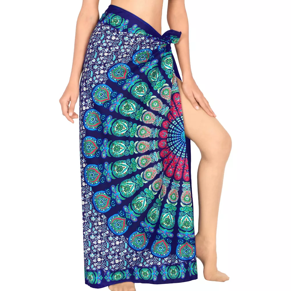 Customized rayon fabric bath towels and beach towels canga tower pareo sarongs skirt shawl style Qni from South America region Specification image