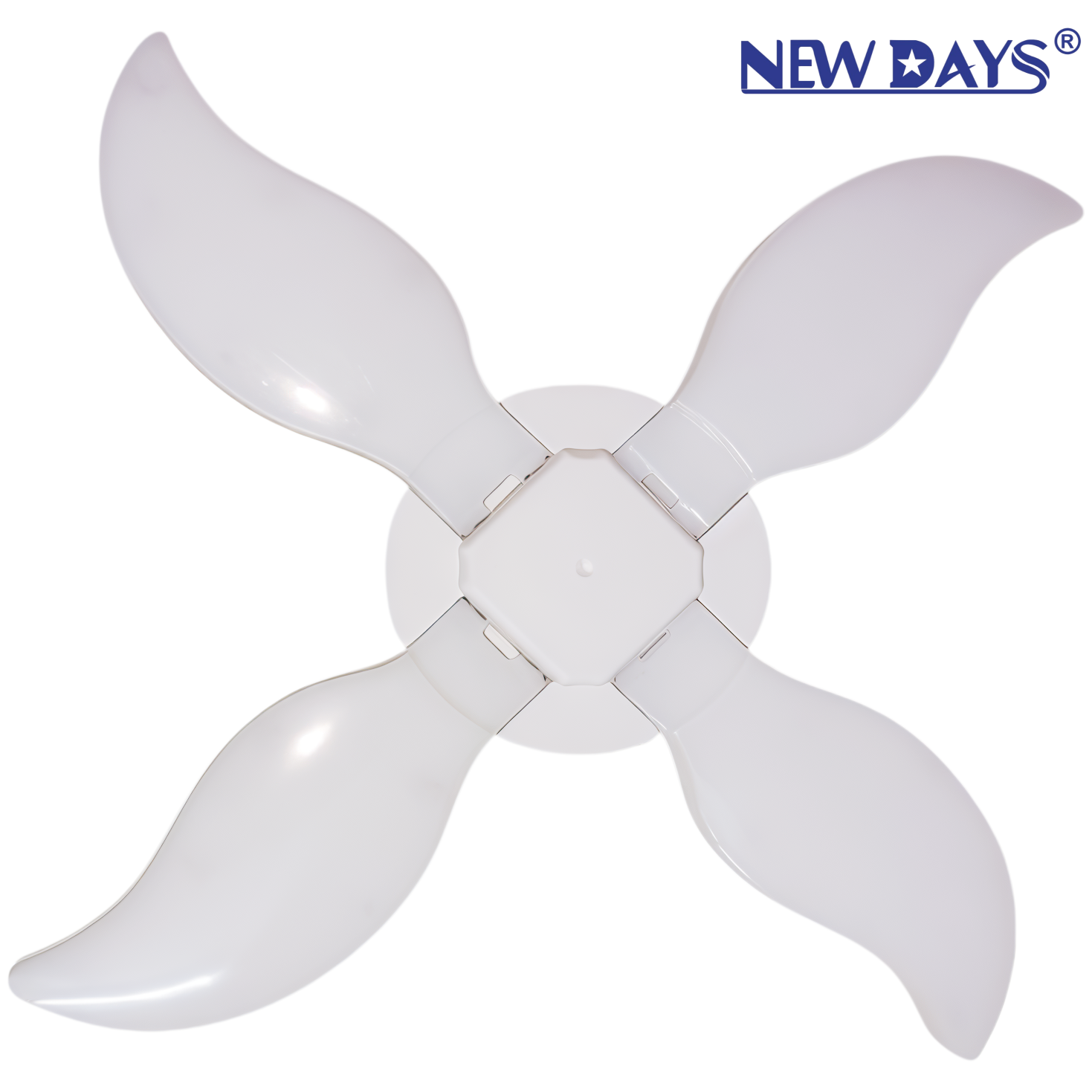 NEWDAYS品牌跨境新品LED灯泡叶子灯，芒果灯四叶护眼折叠灯，螺E27口节能高亮照明灯灯炮叶子灯球泡图