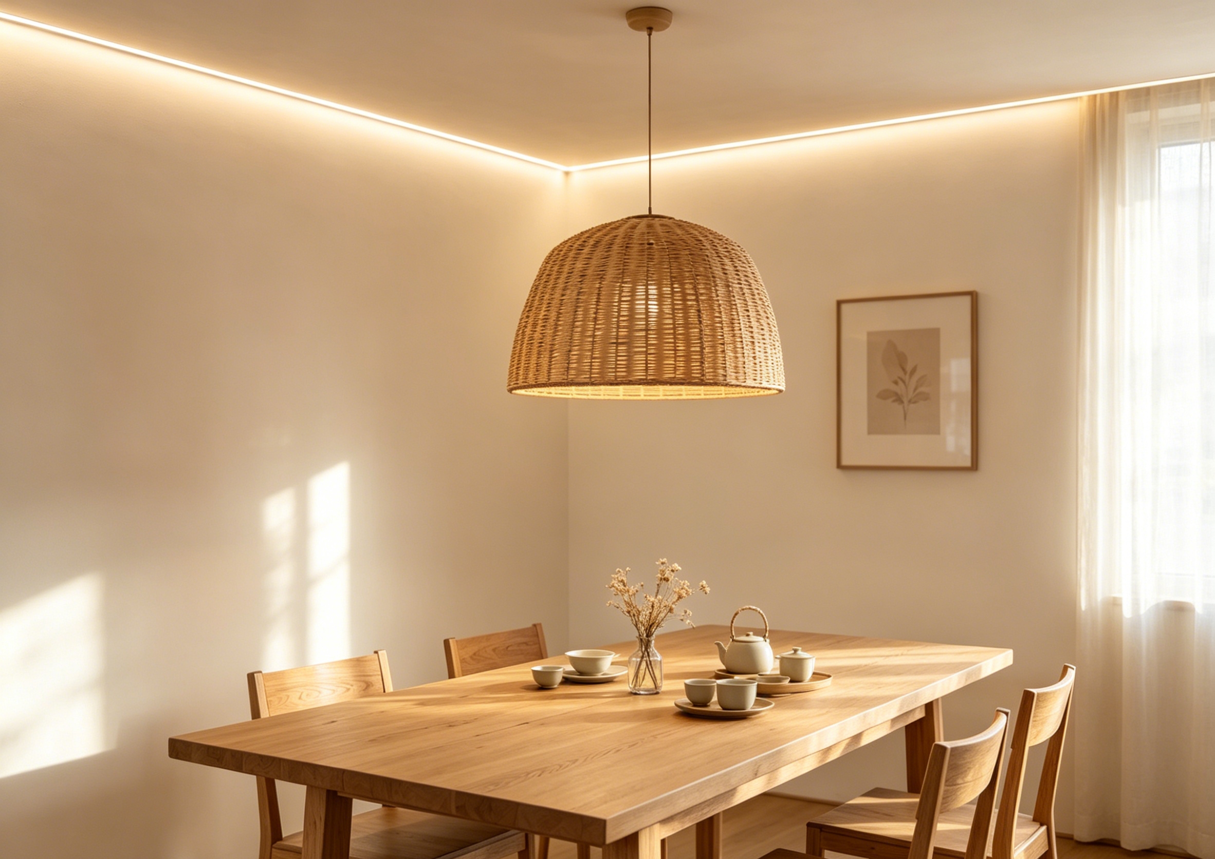 Light brown natural white vine closely woven Mid-Autumn Festival lantern lampshades, study and bedroom chandelier lampshades, dining room retro-style decorative lampshades, homestay decorative lampshades, country-themed dining room lampshades Specification image