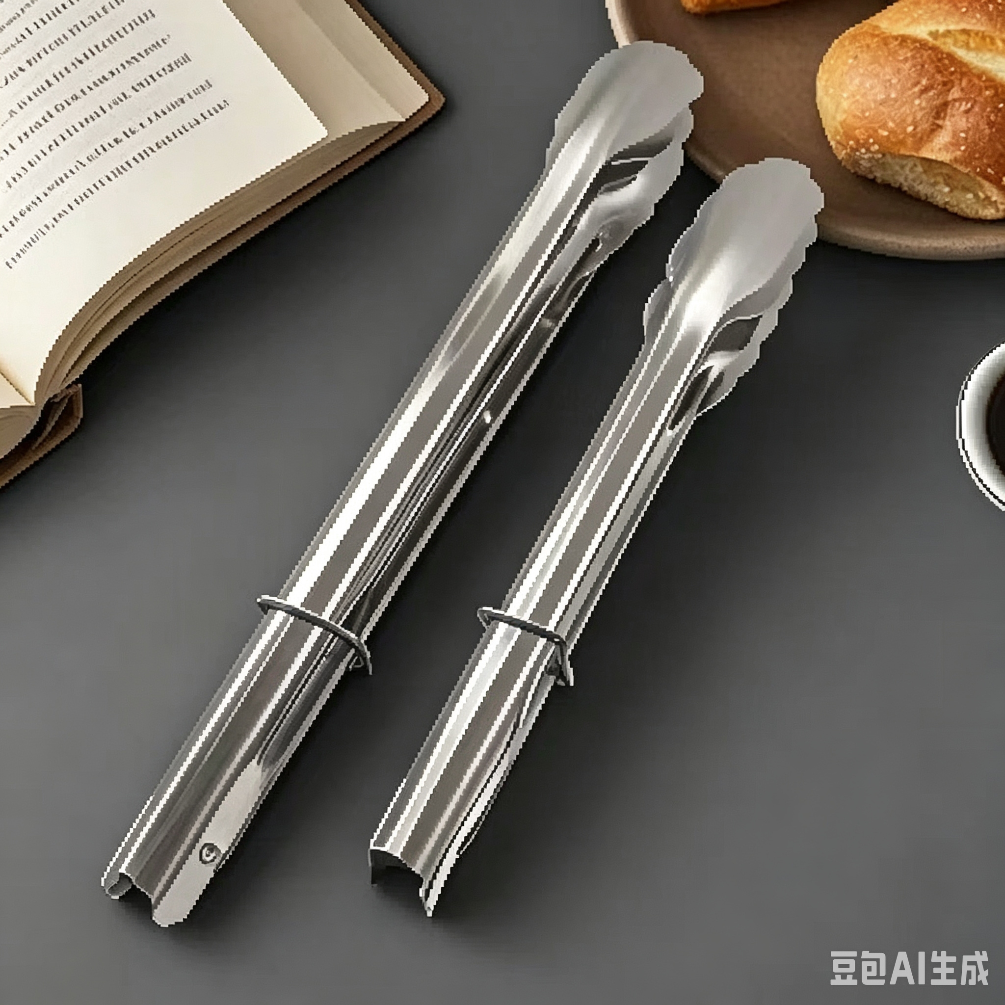 Light green handle, red apple and watermelon double-head peeler, four-sided chopping knife, kitchen three-in-one knife Application Scenario