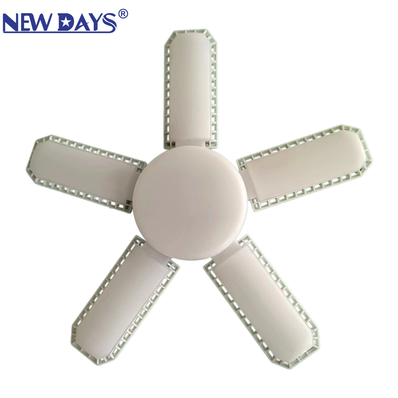 NEWDAYS brand cross-border new LED bulb leaf lamp, King Kong Five-leaf +1 eye-protecting non-flicker folding lamp, Screw E27-port energy-saving high-brightness lighting lamp bulb leaf lamp bulb