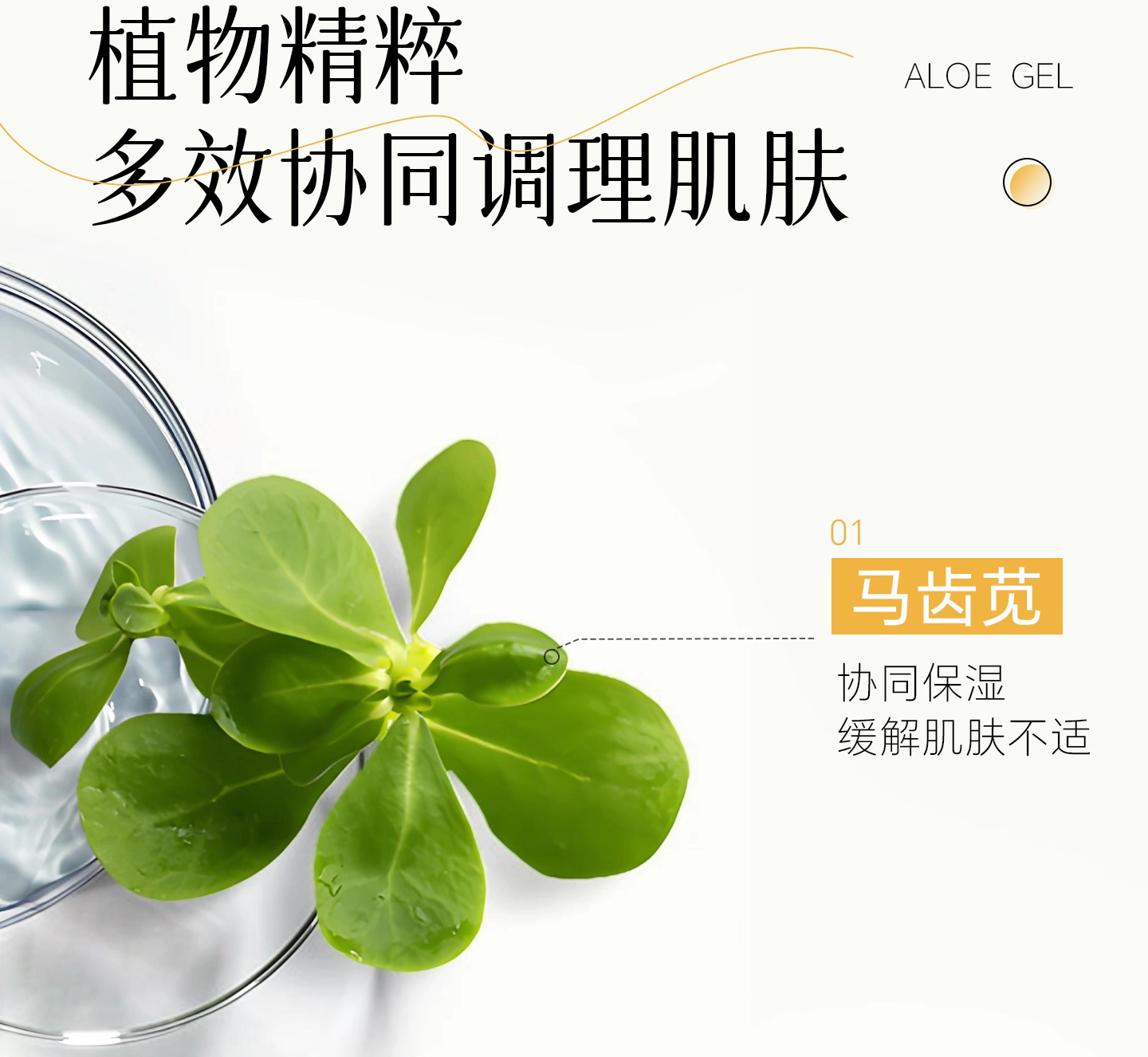 Korean imported The saem Dexianji Aloe Vera Gel 300ml Moisturizing and hydrating natural Curacao post-sun repair Aloe Vera gel detail image 9