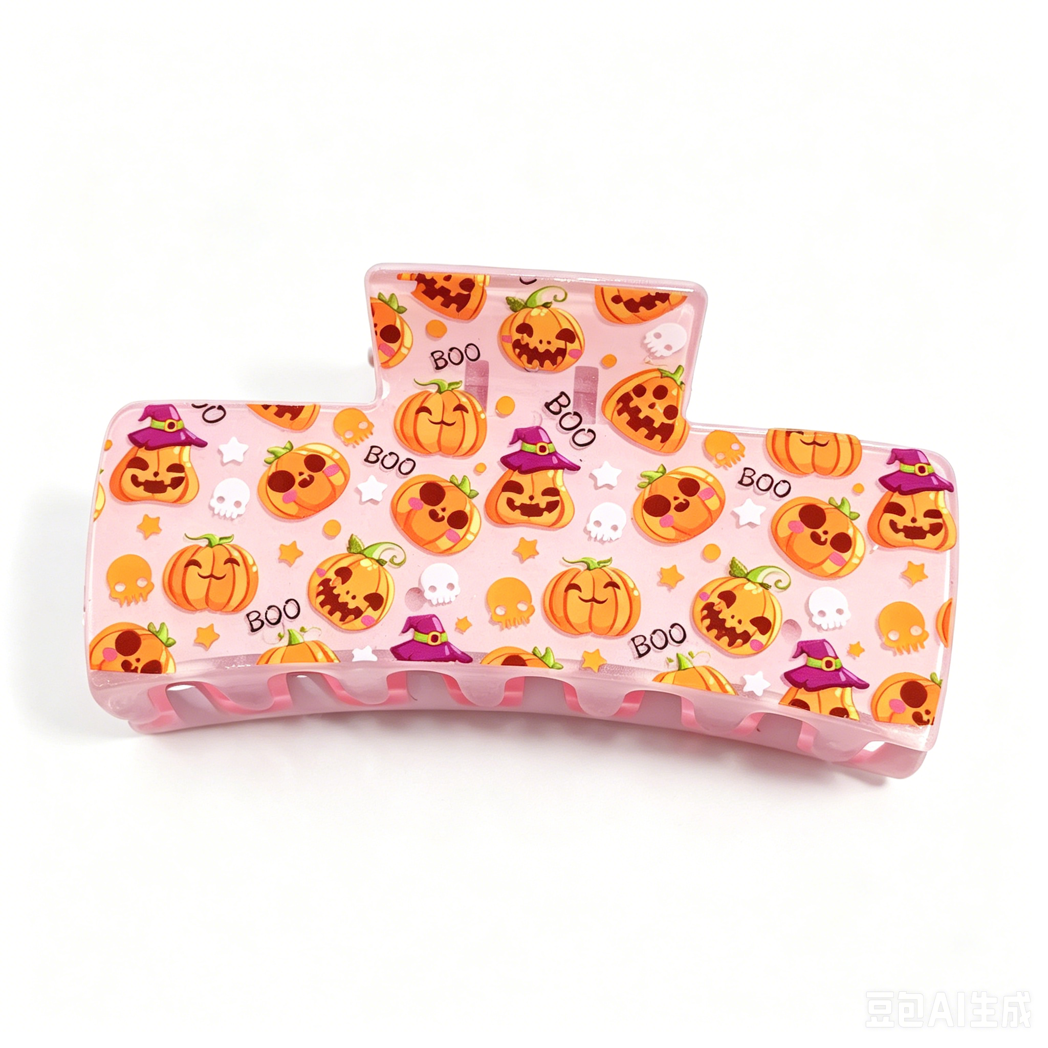发夹/抓夹/发饰/饰品/珍珠抓夹白底实物图