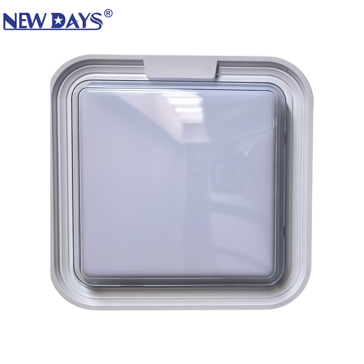 NEWDAYS品牌跨境新款led防潮灯弹簧支架双层罩，防水防潮防尘，室内壁灯高亮吸顶灯灯具灯饰图