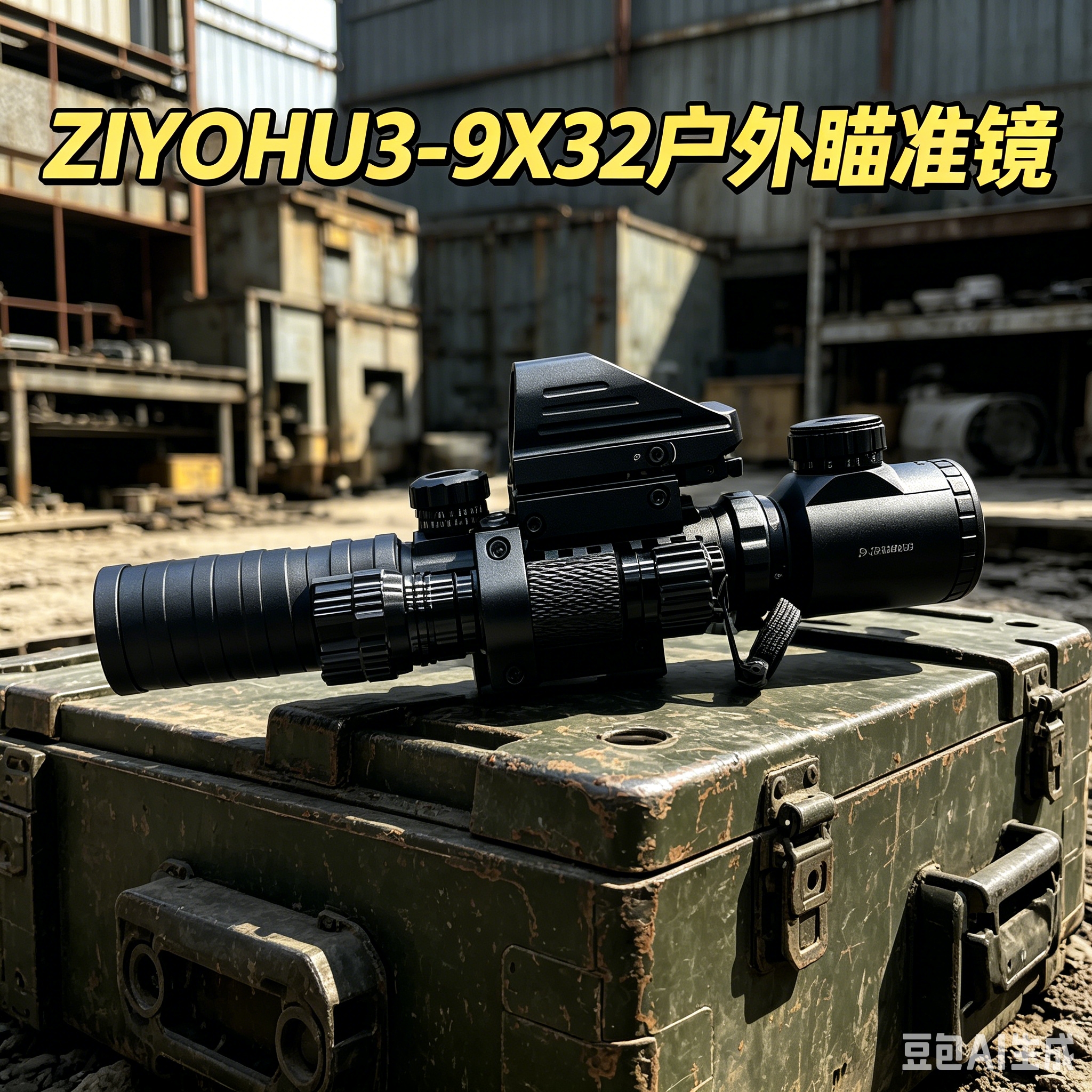 黑色瞄准镜 其他光学仪器 高清夜视瞄准镜 可调倍率详情7