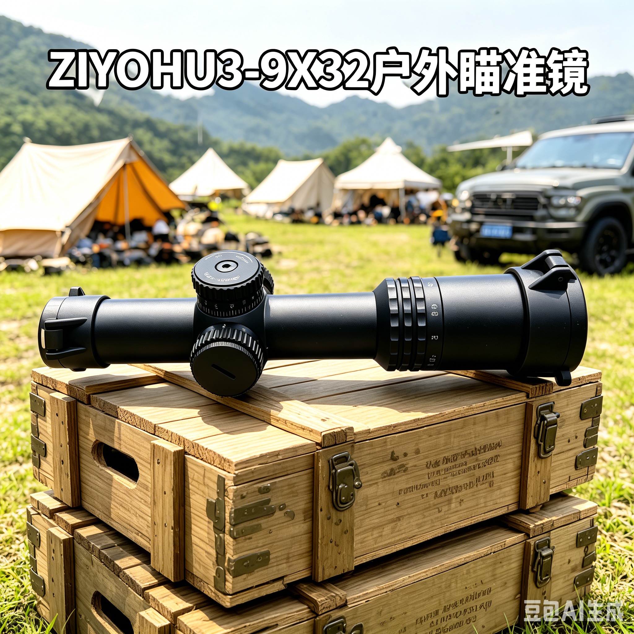 黑色户外天文望远镜62瞄准镜骑行整车适配眼镜 pic 8